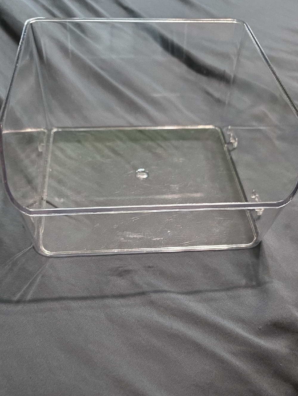 Clear Acrylic Storage Bin - Transparent Organizer